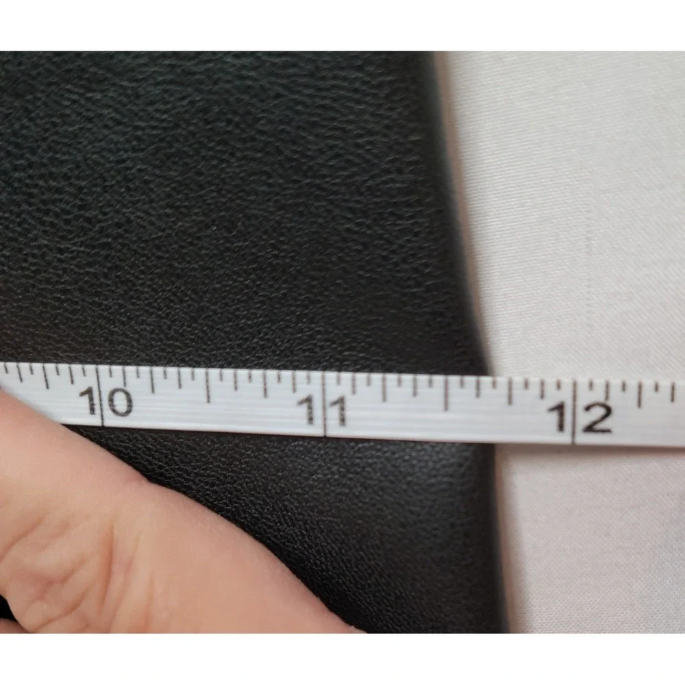 Forever 21 Faux Leather Wide Leg Pants Women's Size L Black NWT Rockabilly  Star - Picture 7 of 12